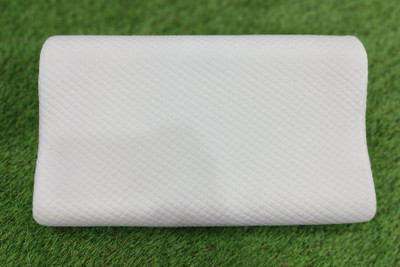Sapnad Luxury Memory Foam Solid Orthopaedic Pillow Pack of 1(White)