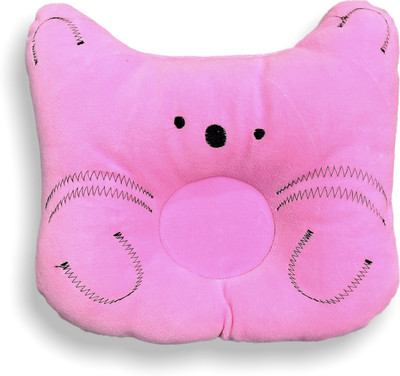 KOCHIKAME Polyester Fibre Baby Pillow Pack of 1 Animals(Pink)
