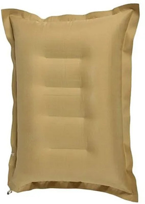 paavi pillow Air Solid Travel Pillow Pack of 1(khakhi)
