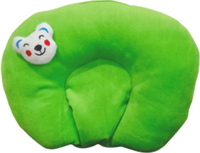 Joynap Mustard Seeds, Polyester Fibre Baby Pillow Pack of 1 Toons & Characters(Green)