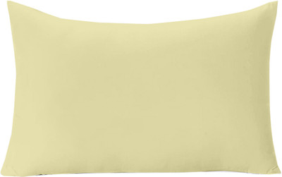 Divine Casa Polyester Fibre Solid Travel Pillow Pack of 1(Sea Cream)