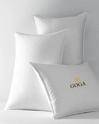 Texlux LUXURY Cotton Solid Sleeping Pillow Pack of 2(White)