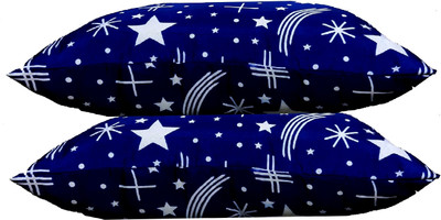 Changers Microfibre Floral Sleeping Pillow Pack of 2(Blue1)