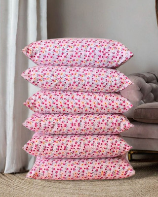 LIPONOS Microfibre Sleeping Pillow Pack of 6 Solid LUXURY(Printed)
