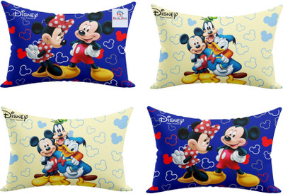 Heart Home Microfibre Sleeping Pillow Pack of 4 Toons & Characters(Multicolor)
