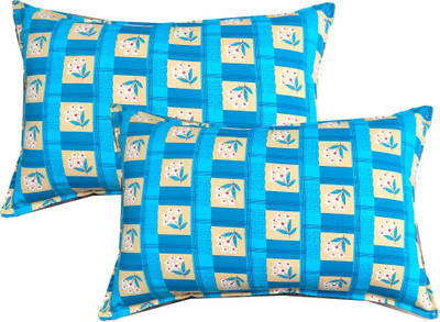 flamo Organic Ilavam Panju Semal Silk Cotton Floral Sleeping Pillow Pack of 2(Multicolor)