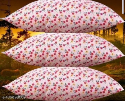 fulffystyl luxury Microfibre Solid Sleeping Pillow Pack of 3(Multicolor)