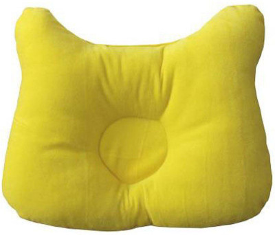 Little Buzz Polyester Fibre Animals Sleeping Pillow Pack of 1(Yellow)