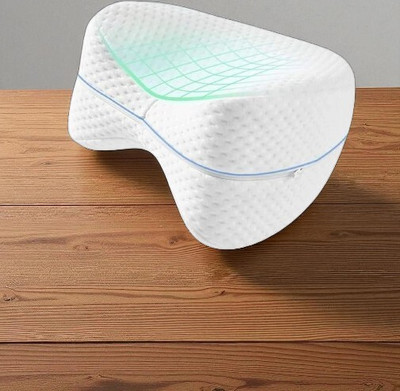 INDIEPREMIOR Microbeads Solid Orthopaedic Pillow Pack of 1(White)