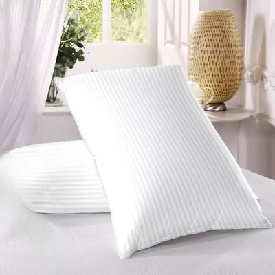 SLEEPY FEEL Microfibre Sleeping Pillow Pack of 1 Solid Soft Lightweight(White(43*68CM)