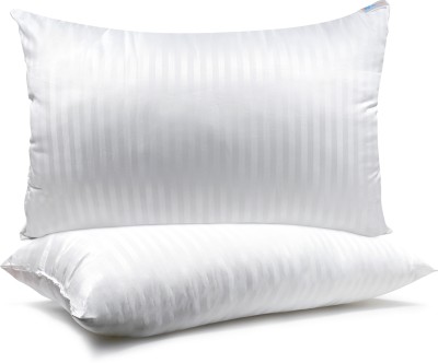 MORNINGFIT Microfibre Solid Sleeping Pillow Pack of 2(White)