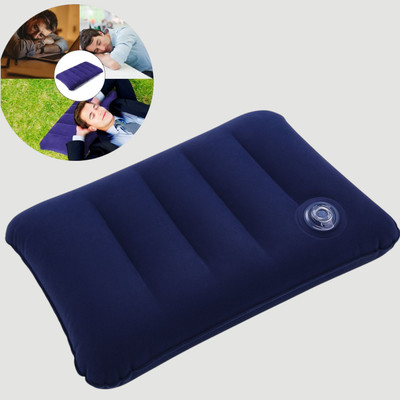 Naosucura Air Travel Pillow Pack of 1 Solid NaosuCura Nap Breeze(Blue)