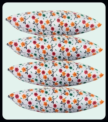 JAYOG ENTERPRISE Microfibre Floral Sleeping Pillow Pack of 4(Multicolor)