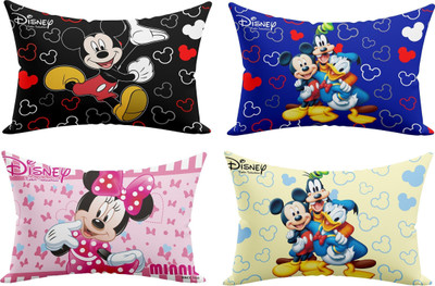 KUBER INDUSTRIES Microfibre Sleeping Pillow Pack of 4 Solid(Multicolor)