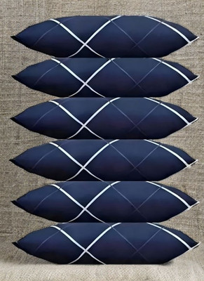 Urmila Creation Polyester Fibre Sleeping Pillow Pack of 6 Solid LUXURY(Blue)