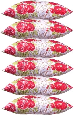 KVASTRA Polyester Fibre Stripes Sleeping Pillow Pack of 6(Multicolour ox650)