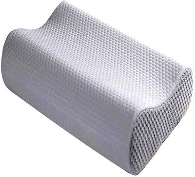 GLITZ GURBAN X PRO Memory Foam Solid Orthopaedic Pillow Pack of 1(Grey)