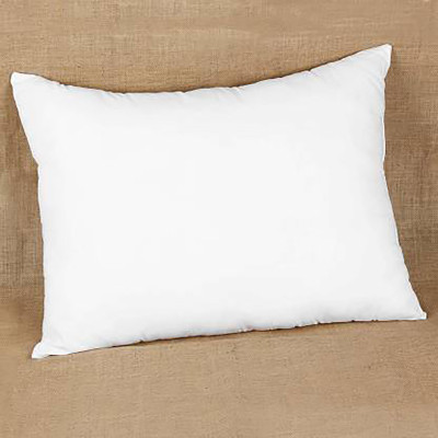 Cotton Solid Sleeping Pillow Pack of 1(White)