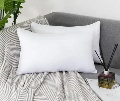 dezire group Aqualite 16*24*5 pillow size Microfibre Solid Sleeping Pillow Pack of 2(White)