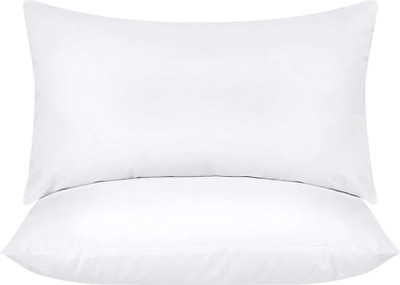 STOMIA Microfibre Sleeping Pillow Pack of 2 Solid(White)