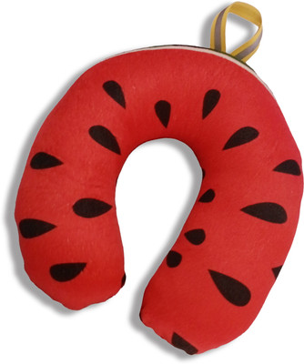 Synlark Fruits Cotton Toons & Characters Baby Pillow Pack of 1(Red-Green)