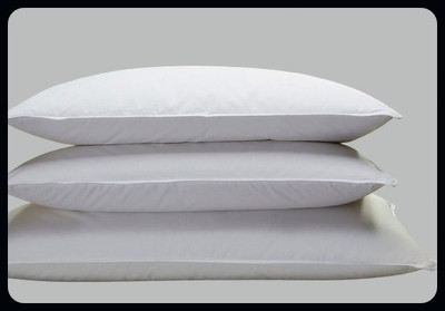 RUSHABH ENTERPRISE LUXURY Cotton Solid Sleeping Pillow Pack of 1(Blue)