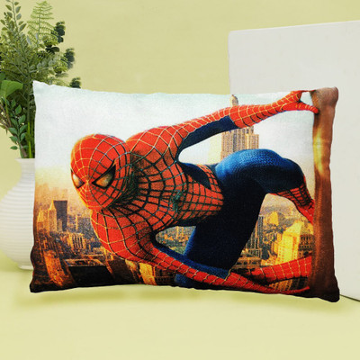 Juzzii Microfibre Toons & Characters Sleeping Pillow Pack of 1(Red, Black)