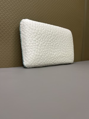 TARASTORE Zero Memory Foam Solid Orthopaedic Pillow Pack of 1(White)
