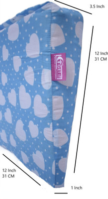Get IT Foam Smiley Pregnancy Pillow Pack of 1(Heart Blue)