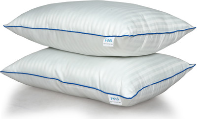 PickNBuy Polyester Fibre Sleeping Pillow Pack of 2 Solid Comfort Series(White)
