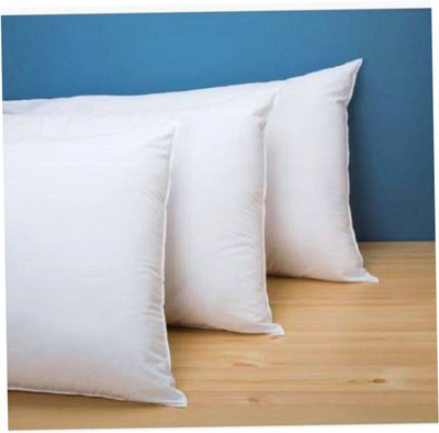 DONDA Microfibre Solid Sleeping Pillow Pack of 3(White)