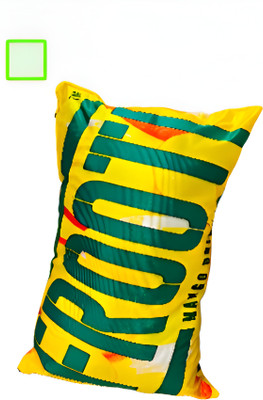 AARAVI TRADERS PACK OF 1 MICROFIBER PILLOW Microfibre Toons & Characters Cushion Pack of 1(Yellow)