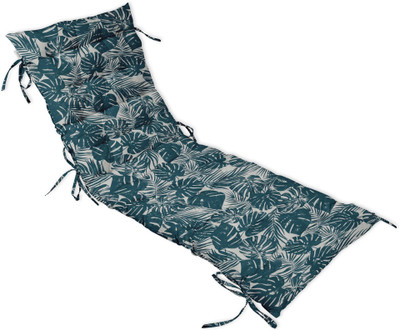 Vargottam Polyester Fibre Geometric Chair Pad Pack of 1(Teal Green)