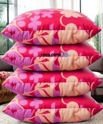YPOLOIPO Microfibre Sleeping Pillow Pack of 4 Abstract LUXURY(Pink)