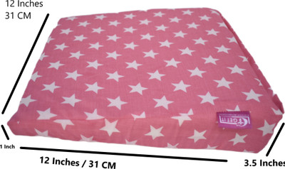 Get IT Foam Geometric Pregnancy Pillow Pack of 1(Pink Star)