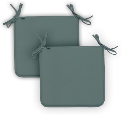 Vasi Impex Premium Foam Solid Chair Pad Pack of 2(Light Green)