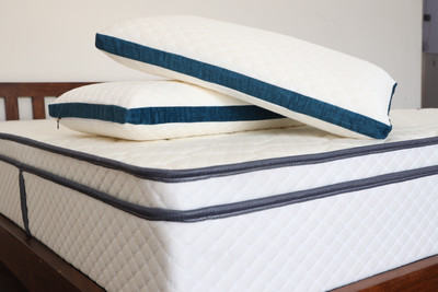 Dolfit Memory Foam Solid Orthopaedic Pillow Pack of 2(White)