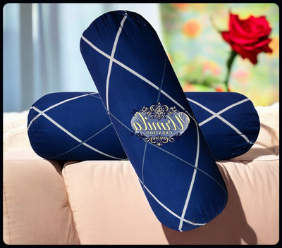 RUSHABH ENTERPRISE LUXURY Polyester Fibre Abstract Sleeping Pillow Pack of 1(Blue)