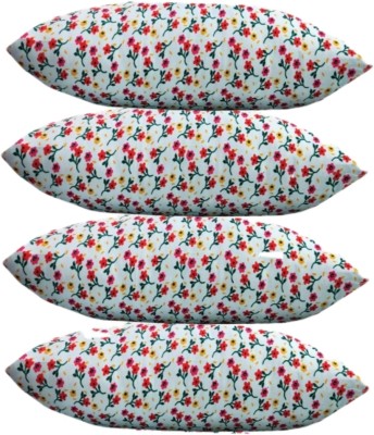 YABAN LUXURY Polyester Fibre Abstract Sleeping Pillow Pack of 4(PRINTED)