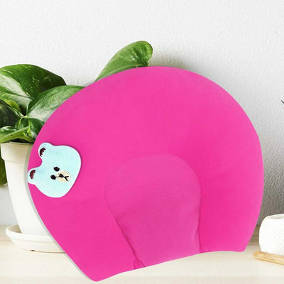 Trivika And Sons Newborn Baby U-Shape Seed Pillow – Ideal for Head Shaping Mustard Seeds, Foam Solid Baby Pillow Pack of 1(Pink)
