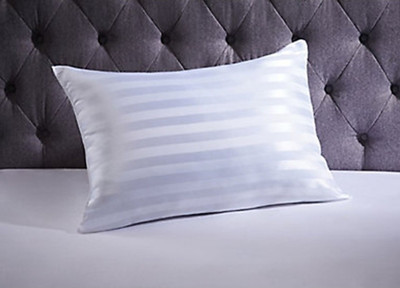GTX Microfibre Sleeping Pillow Pack of 1 Stripes(White)