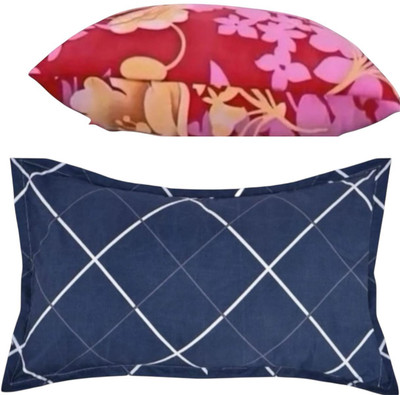 SOFT SNOOZE New Slpping Pillow14 Microfibre Solid Sleeping Pillow Pack of 2(Multicolor)