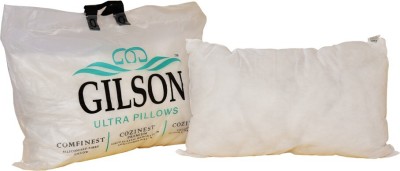 Gilson Polyester Fibre Solid Sleeping Pillow Pack of 1(White)