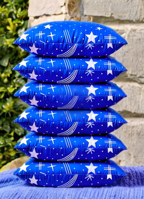 GUNVAR INDIA PRIVATE LIMITED Cotton Sleeping Pillow Pack of 6 Solid LUXURY(Blue)