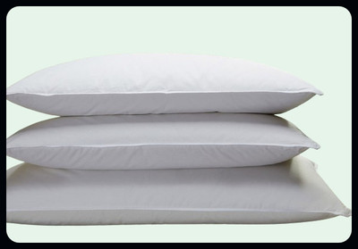 Urmila Creation Luxury Cotton Solid Sleeping Pillow Pack of 3(White)