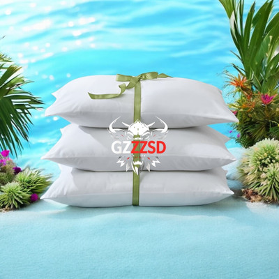 Regnar Microfibre Sleeping Pillow Pack of 3 Solid(White)