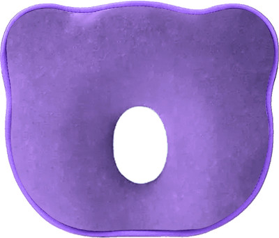Billebon Memory Foam Solid Baby Pillow Pack of 1(Lavender)