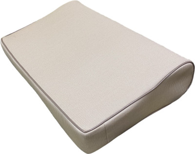 DTH ENTERPRISE Cervical Pillow Foam Geometric Orthopaedic Pillow Pack of 1(Beige)