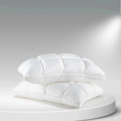 better homes furnishing Polyester Fibre Solid Sleeping Pillow Pack of 1(White)