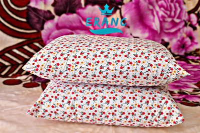 NKSNIMYSTORE FLORAL Polyester Fibre Floral Sleeping Pillow Pack of 2(Multicolor)